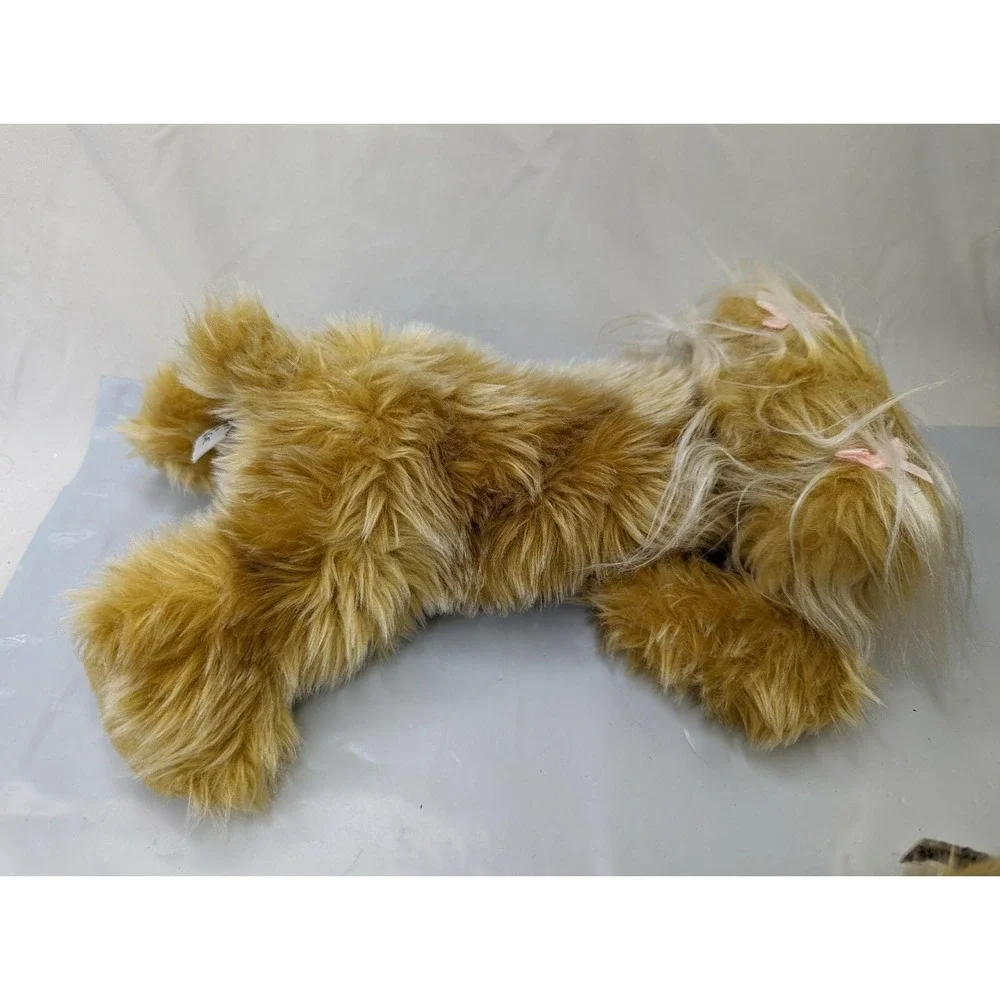 Russ Sparkle‎ Dog Plush Terrier Golden 2 Puppies Lot Stuffed Animal Toy